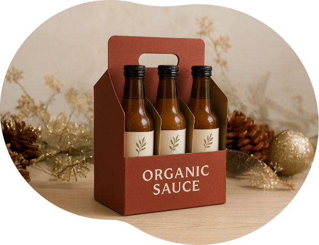 飲料のラッピングとして