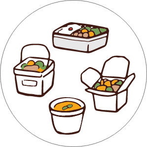 お渡し日に商品準備